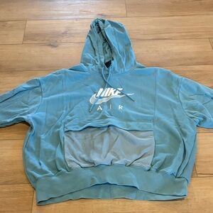 Nike Teal Hoodie with White Logo